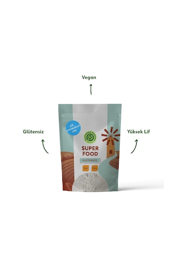 Glutensiz Fabrika Çiğ Karabuğday Unu 1 KG
