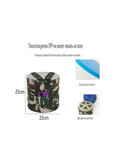 Ulzyvf Katlanır Taşıma Taburesi - Renkli, Hafif, 25x25cm, 100kg Kapasite, Bahçe & Seyahat Çok Renkli