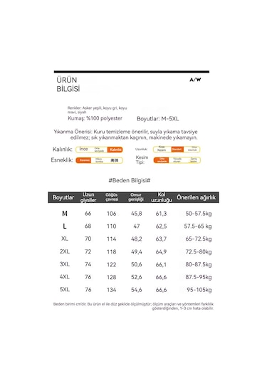 Sıcak Ve Kalın Polar Ceket, Bol Kesim Erkek Ceketi Mavi
