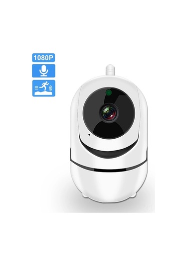 Yaozixa Ev Güvenlik Kamerası: 1080p Hd, 360 Panoramik Takip, İki Yönlü Ses, Kızılötesi Gece Görüşü, Wifi Uyumlu 360eyes Uygulamasıyla Kontrol