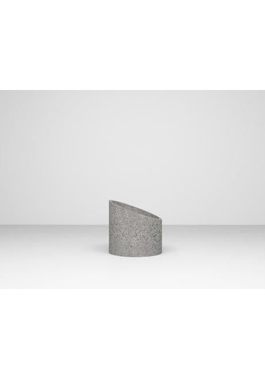 Nuano Consept Destina Serisi Yuvarlak Saksı Açık Gri 40x40