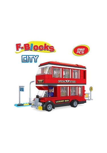 Furkan Toys F-Blocks Cıty Seri 282 Parça Fr37456
