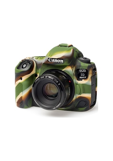 Easycover Canon 5D Mark IV Silikon Kılıf Ecc5Dıvc (Kamuflaj)