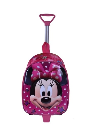 Anaokulu Çocuk Valiz Sırt Çantası Çekçekli 2In1 Mini Fare