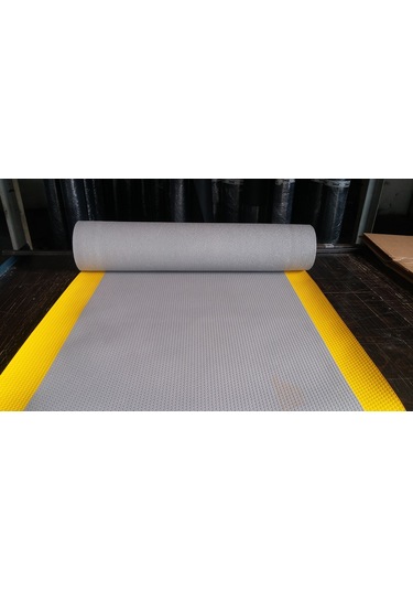 5 Mm 40 Kv Gri İkaz Şeritli Yalıtkan İzole Halı 100x200