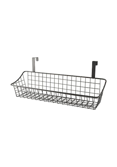 Suntek Asılı Duvar Sepeti Metal Tel Organizatör 12x6x40cm Siyah