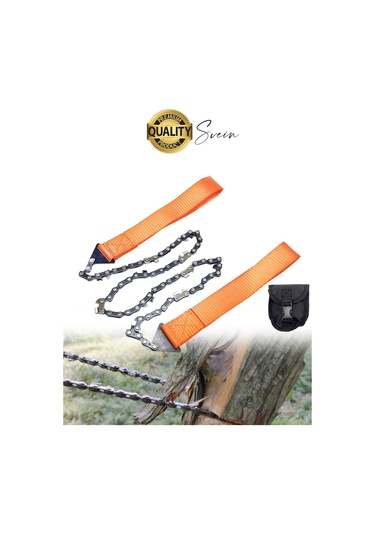 Taşınabilir Mini El Zincirli Testere Kamp Doğa Ağaç Dal Kesme Çelik Hafif Pratik Taşıma Çantası