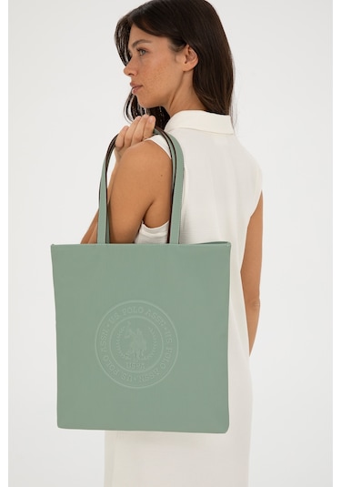 U.S. Polo Assn. Kadın Su Yeşili Omuz Çantası 50293675-VR083