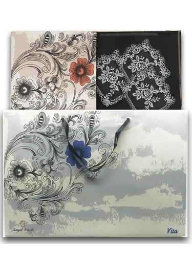 Royal Nazik Dantel Tepsi Örtüsü Ve Bardak Altlığı Seti 7 Parça (545001619)