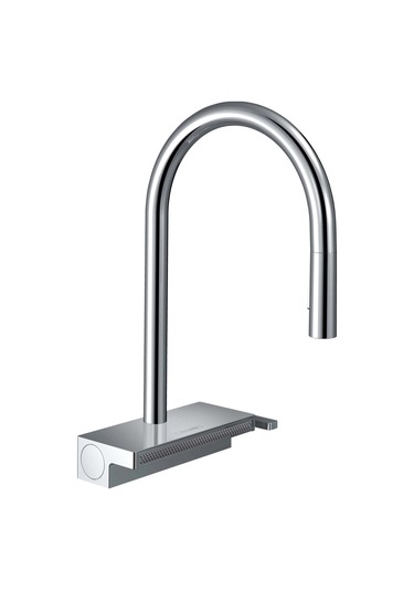 Hansgrohe Aquno Select M81 Spiralli Eviye Bataryası Sbox Krom Krom