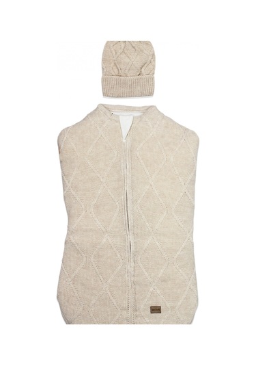 Bistyle Baby İn Swadding Triko Kundak 75108 Bej Bej