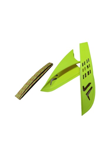 Motospartan Kask Boynuzu Sarı Yarışçı Tipi