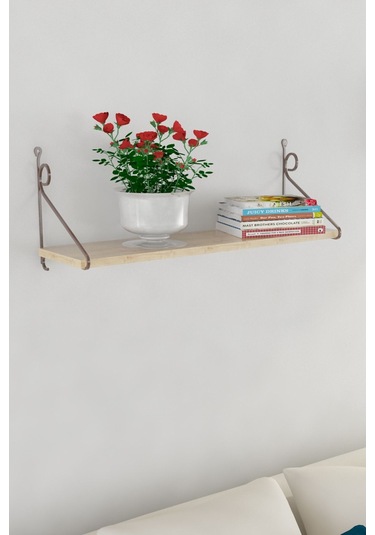 Decormet Seramoni Raf Seti 1 Raflı 200 720 Safir Meşe-malib Ahşap