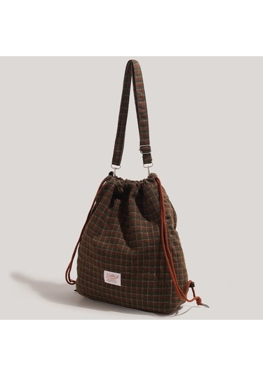 Charhp&kejnt Orijinal 2023 Sonbahar Ve Kış Yeni Retro Büyük Kapasiteli Bağcıklı Sırt Çantası Çok Yönlü Çapraz Çanta Diğer