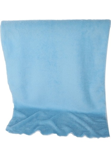 Moda Yumuşak Çocuk Battaniye - Sıcak Mercan Ekose Pazen, 50x70cm, Mikrofiber 36 Derece Üstü