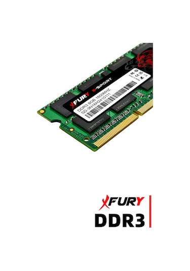Fury E-sport Ddr3 8gb 1600mhz Notebook Ram Bellek 1x8gb