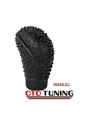 Vites Topuz Kılıfı Silikon Oval Masaj Siyah Üniversal