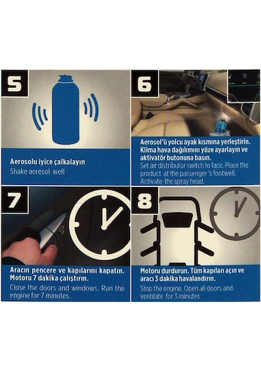 Interwax 3 Adet Limon Kokulu Klima Temizleyici Klima Fresh