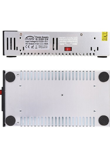 S-350-24 Dc24v 350 W 14.6a Dıy Düzenlenmiş Dc Anahtarlama Güç Kaynağı Güç Düşürücü Trafo Klipsli