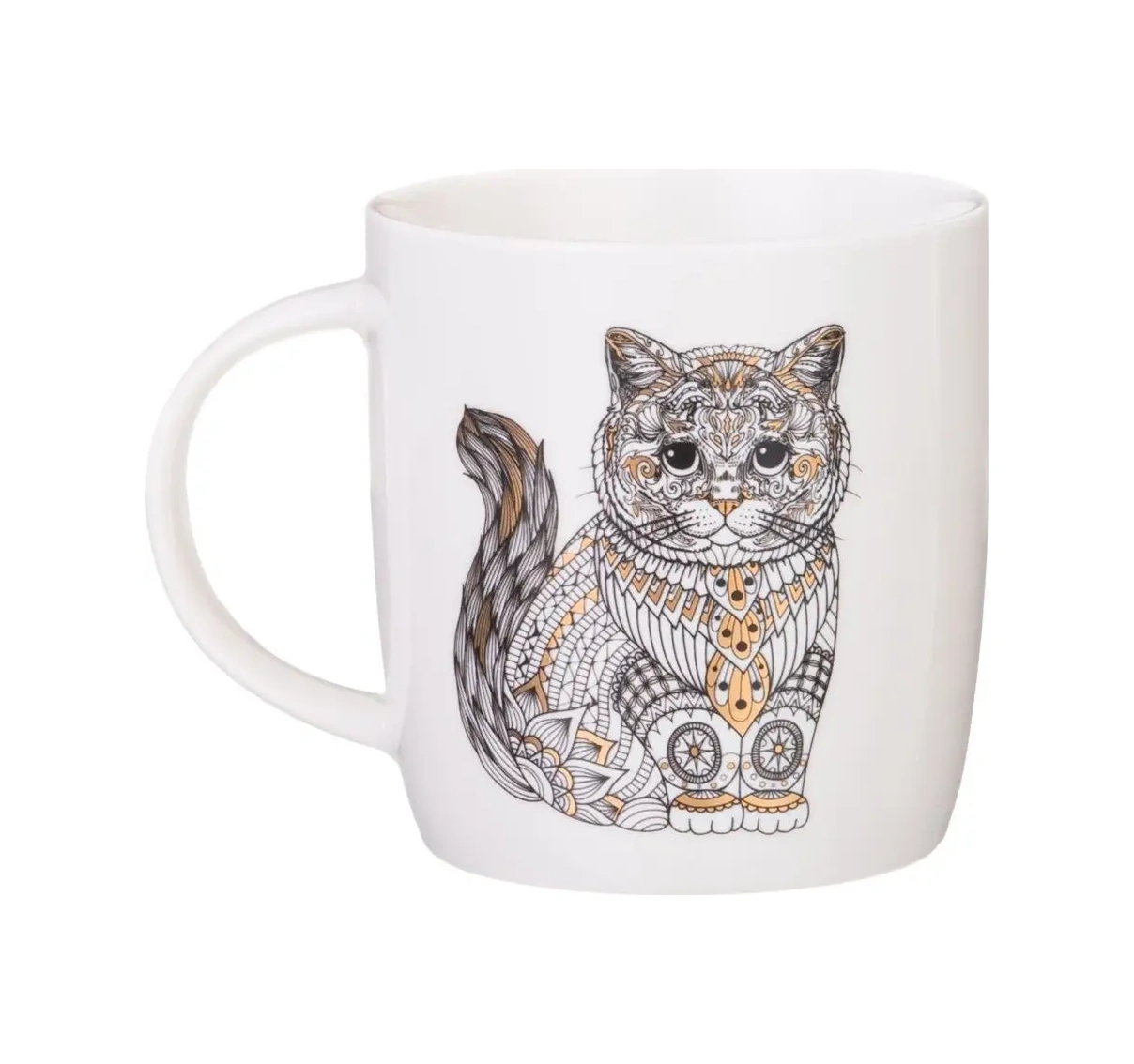 Lefard Çay Ve Kahve İçin Porselen Kupa 350 Ml 164707820 Siyah