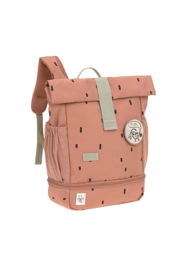 Lassig Happy Prints Mini Rolltop Sırt Çantası Caramel Çok Renkli
