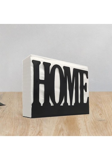 Homyl Yemek Masası Dekoru Için Dikey Peçete Tutucu, Ev Siyah