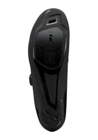 Shimano Sh-rc302 Wıde Large Spd/sl Yol Bisikleti Ayakkabısı Daha Geniş Siyah 44 Siyah