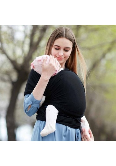 Bebek Çok Fonksiyonlu Sling Siyah Siyah