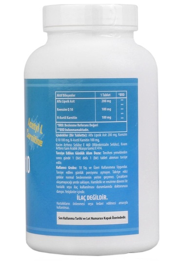 Ncs Coenzyme Q10 100 MG Alpha Lipoic Acid 3 Kutu 540 Tablet