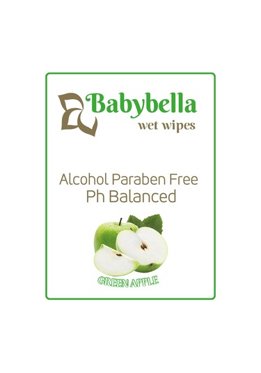 Babybella Apple Islak Mendil 120 Yaprak 12'li Set