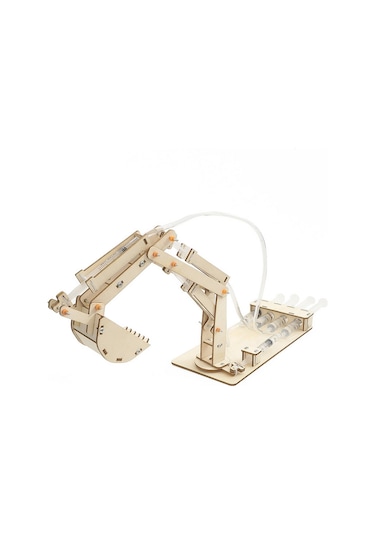 ECE Hidrolik Kepçe Ekskavatör Deney Seti 4 Kontrollü Pascal Kanunu Tornavida Ve Boya Seti İle Demonte