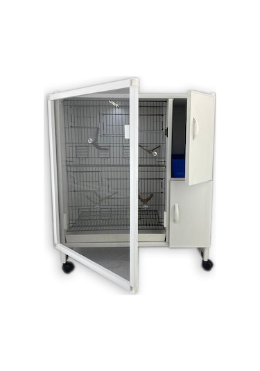 İstanbul Kafes Model Slt02y Pvc Kuş Dolabı