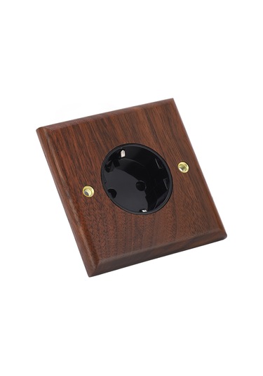 Hfambition Ahşap Duvar Priz - 16a Yüksek Dayanıklılık, Çevre Dostu Ve Şık Tasarım