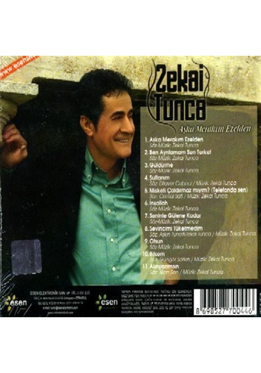 Zekai Tunca - Aşka Merakım Ezelden Cd