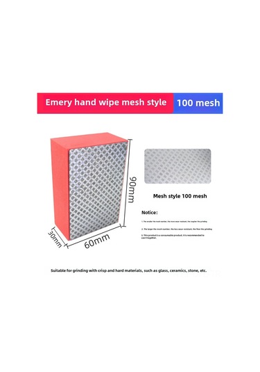 Dofolink Diamantlı Cam Taşlama Aracı, Seramik Kenar Düzeltici, Yüksek Verimli Zımpara Diski, Profesyonel Kullanım Ağ Desenli 100