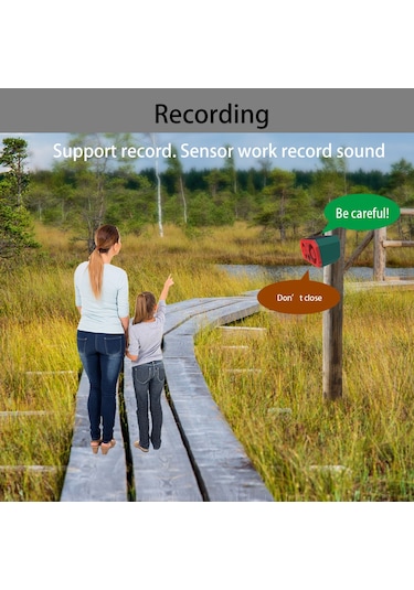 Reedark Güneş Enerjili Hayvan/kuş Çevirici Alarm: 5-8m Enstrüman Mesafesi, Ir Kumanda, 4 Mod Işıklı Sesli Uyarı, N911t