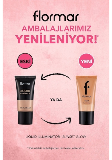 Flormar Liquid Illuminator Hafif Yapılı Krem Aydınlatıcı 002 Sunset Glow