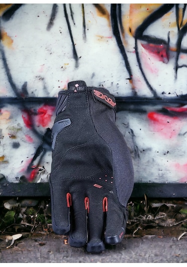 Five Gloves Rs3 Evo Motosiklet Eldiveni Kırmızı - Siyah
