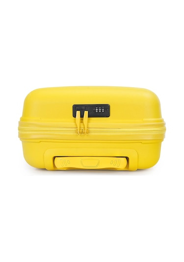Wexta Wx-pp17 Sarı Orta Boy Polipropılen Valiz Sari
