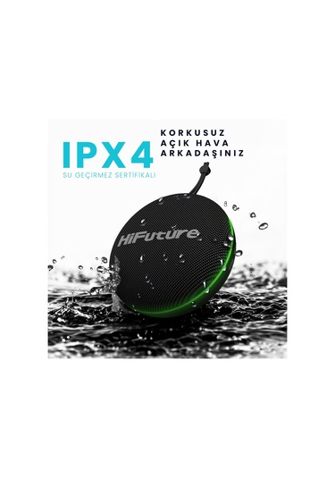 HiFuture Altus Bluetooth 5.3 10W IPX4 Su Geçirmez Çift Modlu TWS Taşınabilir Bluetooth Hoparlör