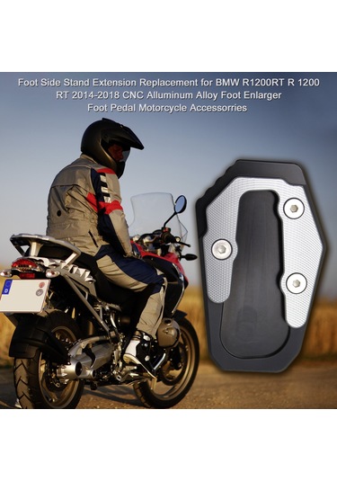 Moveevo Bmw R1200rt 2014-2018 İçin Cnc Alüminyum Ayaküstü Dayama Genişletici - Motosiklet Park Stabilitesi Artırıcı Aksesuar