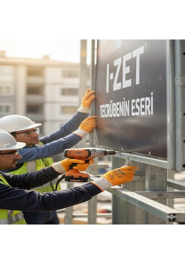 I-zet Inp03 Polyester Örme Nitril Eldiven 288 Adet No 10