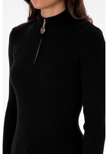 U.s. Polo Assn. Kadın Siyah Kazak /triko 50316869-vr046 Siyah