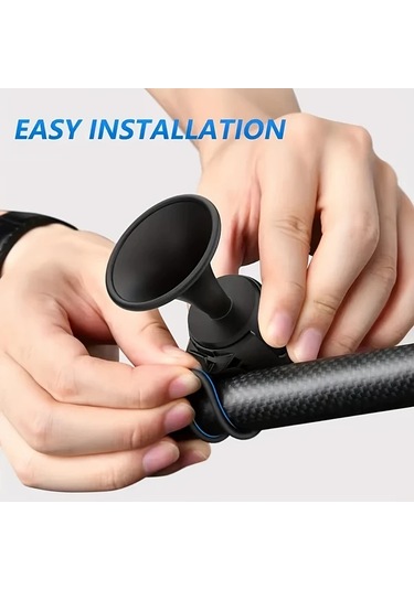 Xuweiwei 120db Yüksek Sesli Köpek Havlama Hornu - Pil İle Çalışan Siyah Bisiklet Zili, Taşınabilir Ve Kolay Montaj