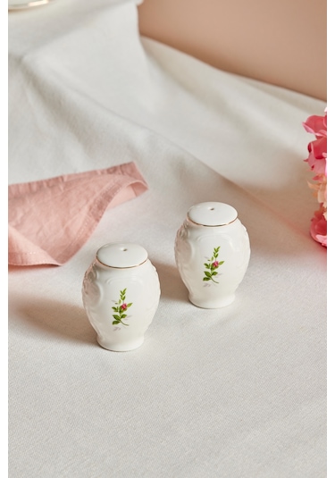 Karaca Vintage Rose Tuzluk Biberlik 7 Cm Çok Renkli