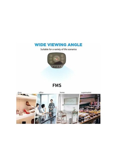 Lemestar Kablosuz Akıllı Güvenlik Kamerası - 1080p Gece Görüşlü, İnsan Algılama, Wifi Kontrollü