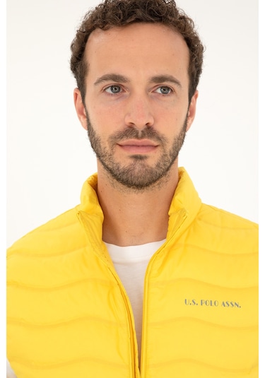 U.s. Polo Assn. Erkek Sarı Yelek Dokuma 50280831-vr044 Sarı