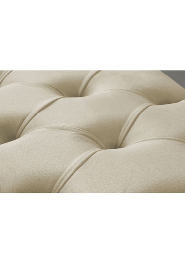 Oksit Sarı Chester Model Babyface Kumaş Bench&koltuk&tabure&pofuduk Yatak Odası Takımı Ucu&önü Puff