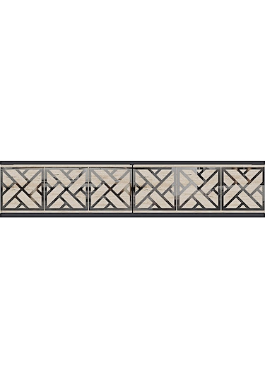 Da1238ats Arex Dresuar , Antre Hol Rafı Antrasit-traverten-silver 120cm