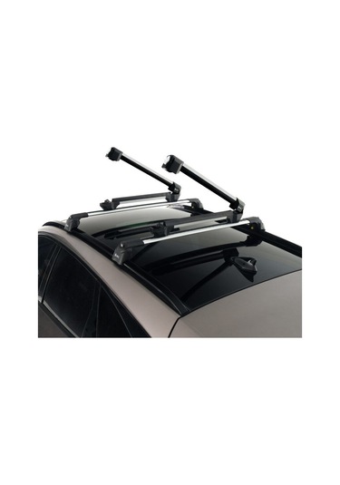 Turtle Apex 4 Araç Üstü Kayak Snowboard Taşıyıcı Gri